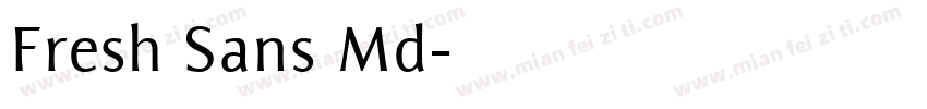 Fresh Sans Md字体转换